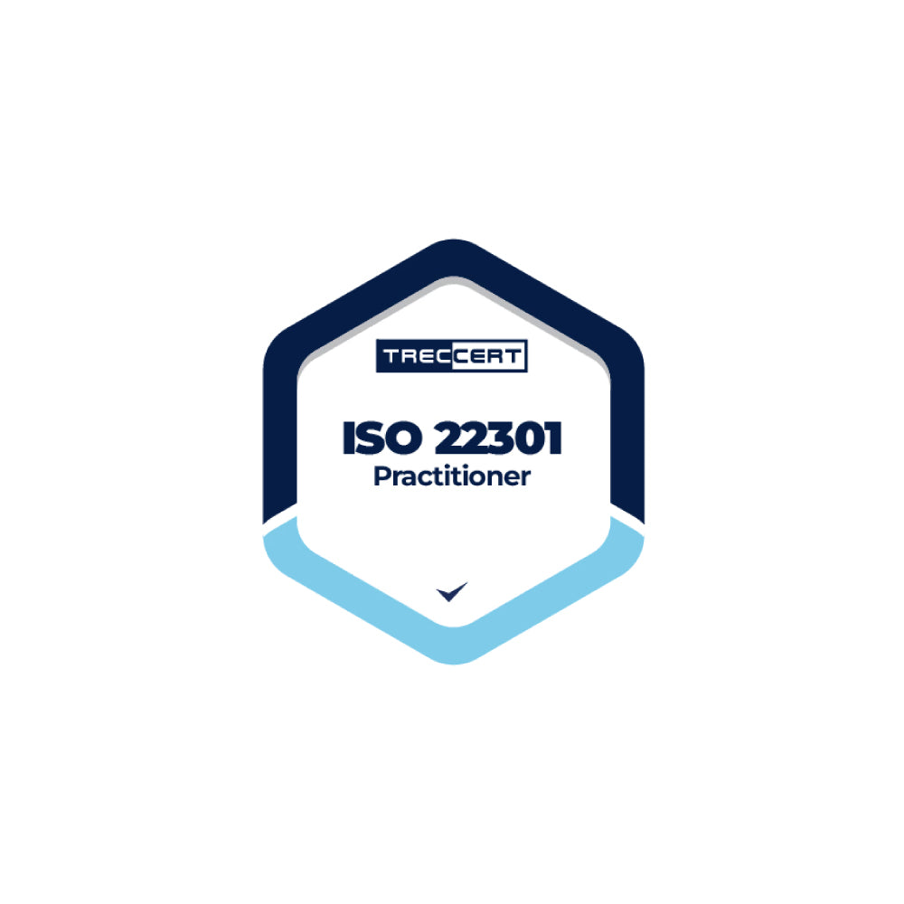 TRECCERT® ISO 22301 Practitioner Exam Voucher + Training Material